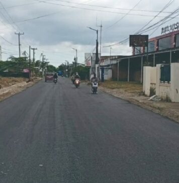 Jalan Perbatasan Gowa-Makassar Sudah Mulus 83 Persen. Sudirman: Alhamdulillah