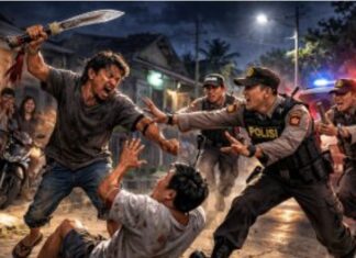 Sejumlah Anak Baru Bakka Diciduk Polisi Rasa Jagonnya Hilang Walau Bersenjata