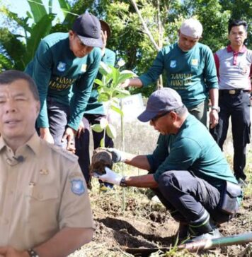 Pelopori Penanaman Pohon di Kindang, Andi Utta: Kindang Harus Dijaga dan Dilestarikan Untuk Masa Depan, Jangan Malas.